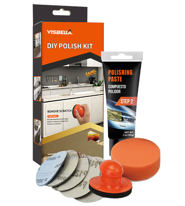 Visbella DIY muovilevyjen kiillotussarja - värilaatikko ryhmässä KOTI, TALOUS JA PUUTARHA / Työkalut & Tee itse / Muut Työkalut & Tarvikkeet @ TP E-commerce Nordic AB (38-86713)