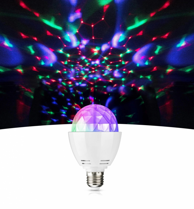 Limited Label DL 1.0 pyörivä diskovalo kotiin tai toimistoon ryhmässä KODINELEKTRONIIKKA / Valaistus / LED-lamput @ TP E-commerce Nordic AB (38-86715)