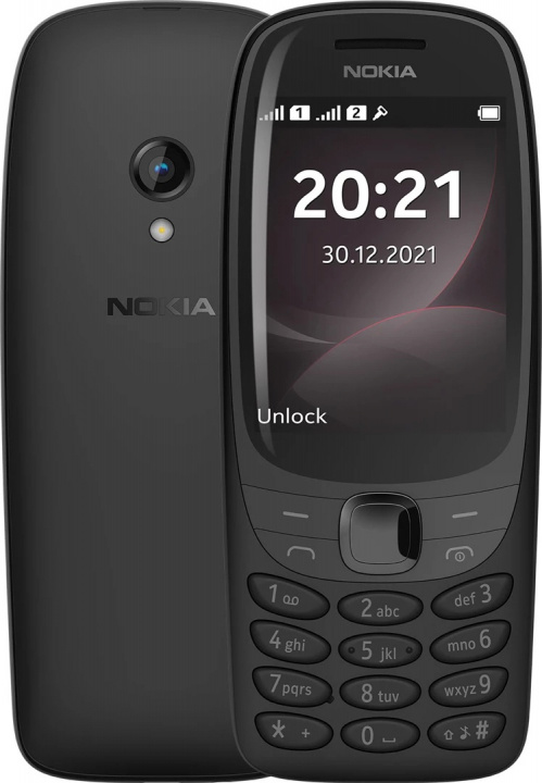 Nokia 6310 DS, Svart ryhmässä ÄLYPUHELIMET JA TABLETIT / Kännykät & smartphones @ TP E-commerce Nordic AB (38-86748)