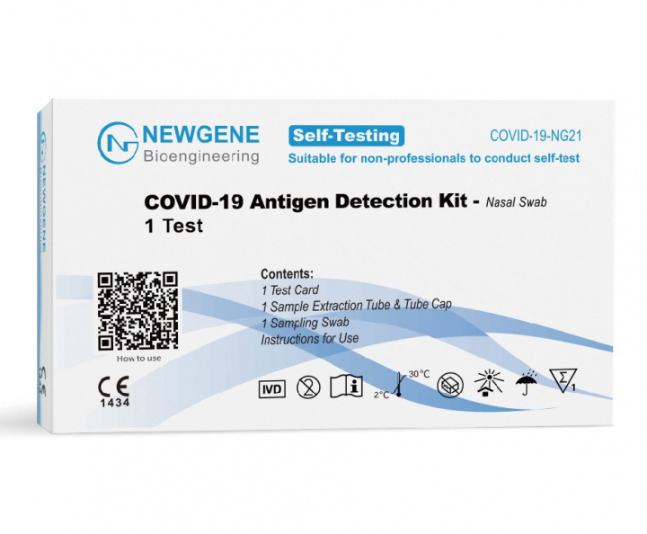 NewGene Covid-19 Antigen test - self-test with results in 15 minutes! DATE 2023-12 ryhmässä KAUNEUS JA TERVEYS / Terveydenhoito / Muut @ TP E-commerce Nordic AB (38-86785)