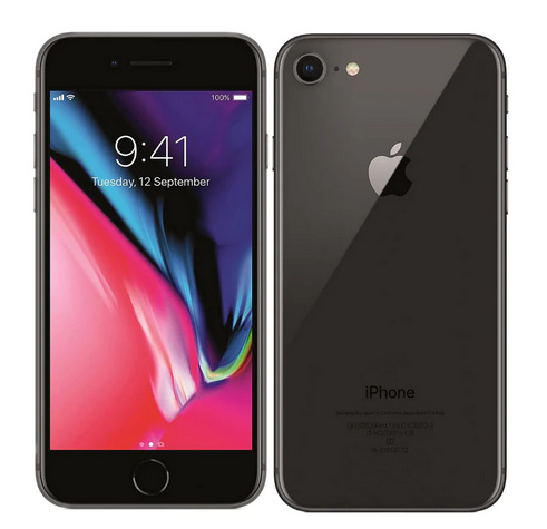 iPhone 8 256 GB, Space Gray Preowned: Tier1 Asset - Okay Condition ryhmässä ÄLYPUHELIMET JA TABLETIT / Kännykät & smartphones @ TP E-commerce Nordic AB (38-86798)