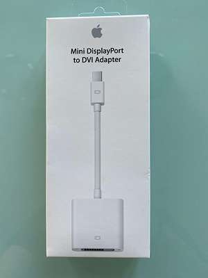 Apple Mini DisplayPort - DVI-sovitin ryhmässä TIETOKOONET & TARVIKKEET / Kaapelit & Sovittimet / DisplayPort / Sovittimet @ TP E-commerce Nordic AB (38-86814)