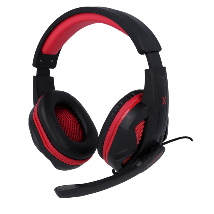 Maxlife Gaming MXGH-100 trådat over-ear hörlurar 3,5 mm svart ryhmässä TIETOKOONET & TARVIKKEET / GAMING / Kuulokkeet @ TP E-commerce Nordic AB (38-86859)