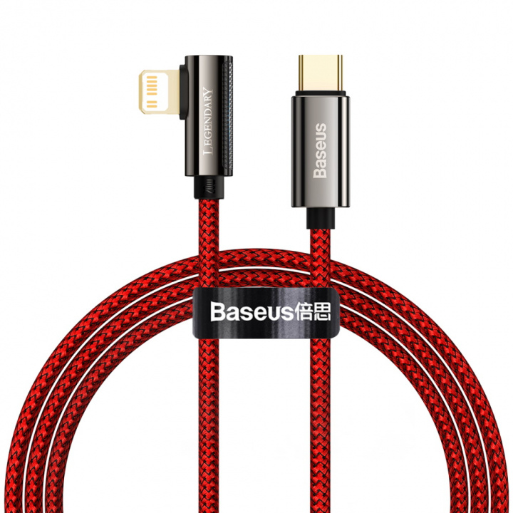 Baseus kabel Legend USB - USB-C 1,0m 66W, Röd ryhmässä TIETOKOONET & TARVIKKEET / Kaapelit & Sovittimet / USB / USB-C @ TP E-commerce Nordic AB (38-86923)