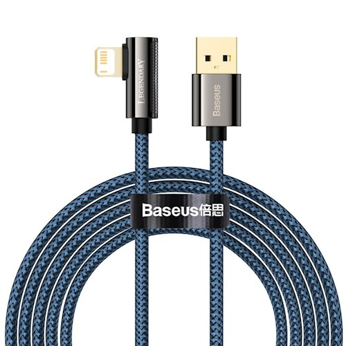 Baseus kabel Legend USB - Lightning 2,0m 2,4A, Blå ryhmässä ÄLYPUHELIMET JA TABLETIT / Laturit & Kaapelit / Kaapelit / Lightning kaapelit @ TP E-commerce Nordic AB (38-86931)