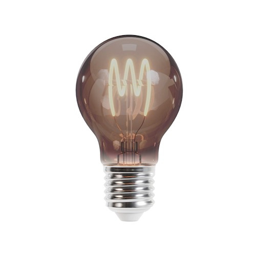Forever Light LED-lampa med filament E27 A60 4W 230V 2000K 250lm SF, Sotat glas ryhmässä KODINELEKTRONIIKKA / Valaistus / LED-lamput @ TP E-commerce Nordic AB (38-86947)