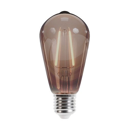Forever Light LED-lamppu hehkulamppu E27 ST64 4W 230V 2000K 400lm COG, savulasi ryhmässä KODINELEKTRONIIKKA / Valaistus / LED-lamput @ TP E-commerce Nordic AB (38-86952)
