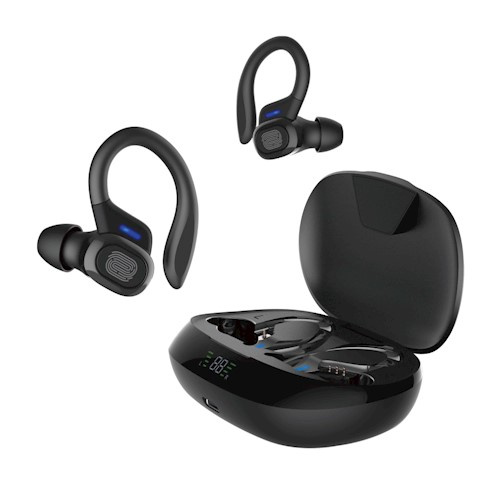 Devia Bluetooth hörlurar TWS Pop1 sport, Svart ryhmässä KODINELEKTRONIIKKA / Ääni & Kuva / Kuulokkeet & Tarvikkeet / Kuulokkeet @ TP E-commerce Nordic AB (38-86977)