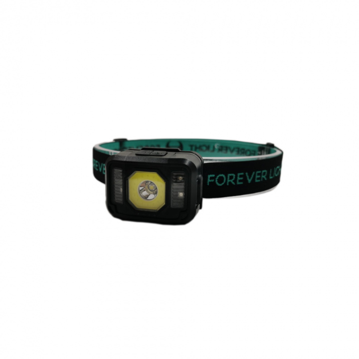 Forever Light LED-otsalamppu Senso XP-E 3W + COB 3W anturilla 270lm 1200mAh Li-Pol 270lm 1200mAh Li-Pol ryhmässä URHEILU, VAPAA-AIKA JA HARRASTUS / Taskulamput & Otsalamput / Otsalamput @ TP E-commerce Nordic AB (38-86995)