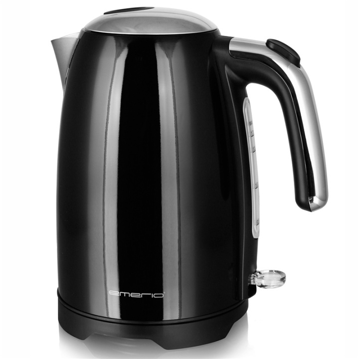 Emerio Vattenkokare Retro Black 1,7l ryhmässä KOTI, TALOUS JA PUUTARHA / Kodinkoneet / Vesi ja mehu / Vedenkeitin @ TP E-commerce Nordic AB (38-87339)