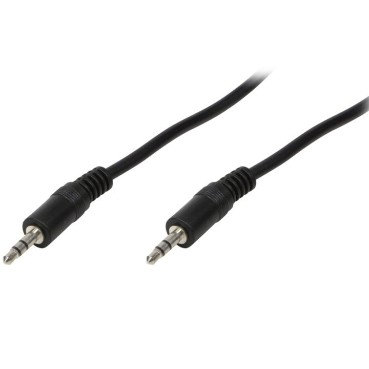 LogiLink Audiokabel 3,5mm-hane - 3,5mm ryhmässä KODINELEKTRONIIKKA / Kaapelit & Sovittimet / Analoginen ääni / 3.5 mm @ TP E-commerce Nordic AB (38-87652)