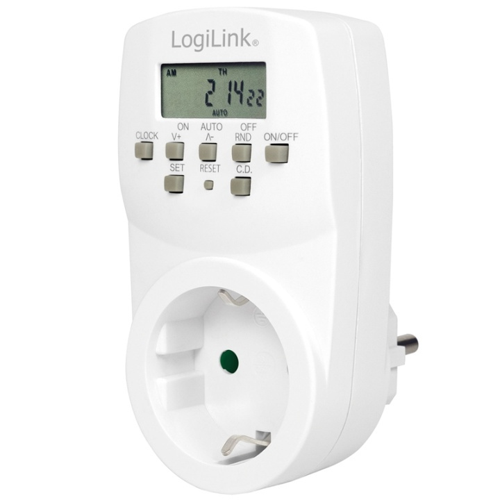 LogiLink Inomhustimer Digital 1800W ryhmässä KOTI, TALOUS JA PUUTARHA / Sähkö & Valaistus / Ajastin @ TP E-commerce Nordic AB (38-87667)