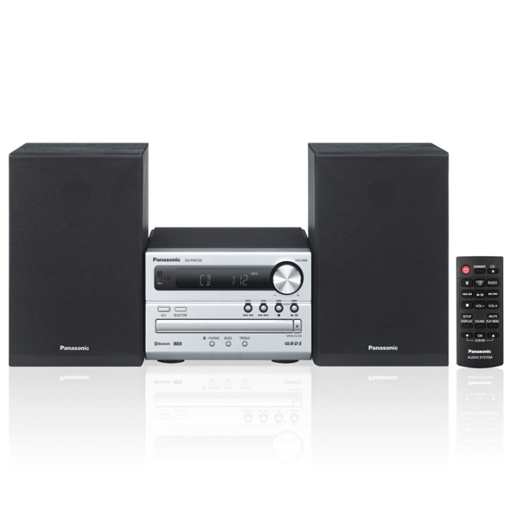 Panasonic Micro-stereo 20W BT, CD, USB ryhmässä KODINELEKTRONIIKKA / Ääni & Kuva / Kotiteatteri, HiFi ja kannettavat / Compact Stereo & Levysoitin @ TP E-commerce Nordic AB (38-87853)