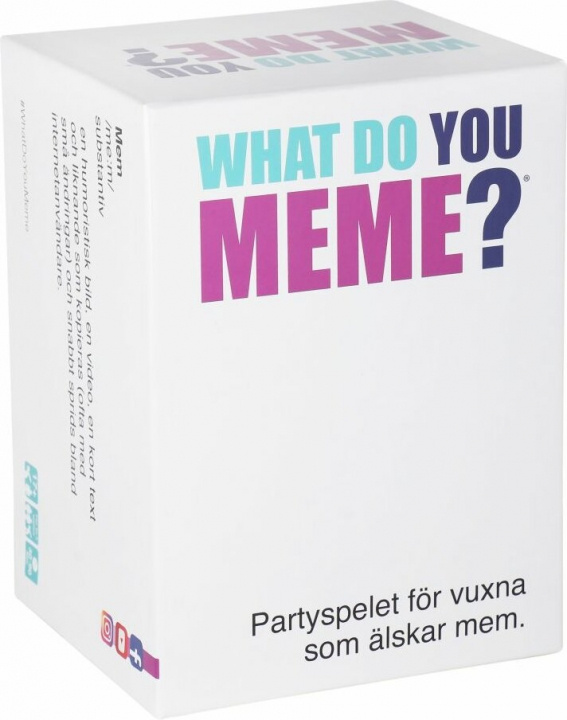 Peliko What do you Meme (SV) (40860362) ryhmässä LELUT, TUOTTEET LAPSILLE JA VAUVOILLE / Leikkikalut, Askartelu &Pelit / Seurapelit / Perhepelit @ TP E-commerce Nordic AB (38-87870)