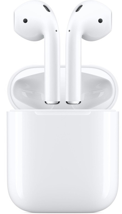 Apple AirPods, 2019 med Laddningsetui ryhmässä KODINELEKTRONIIKKA / Ääni & Kuva / Kuulokkeet & Tarvikkeet / Kuulokkeet @ TP E-commerce Nordic AB (38-88011)