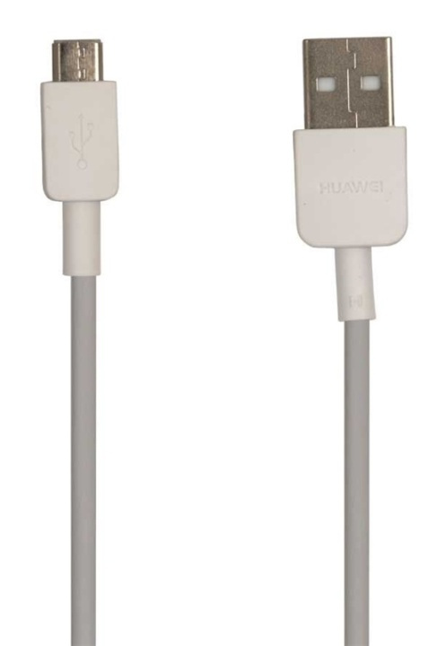 Huawei microUSB kabel, 1 m, Vit, Bulk ryhmässä ÄLYPUHELIMET JA TABLETIT / Laturit & Kaapelit / Kaapelit / MicroUSB-kaapelit @ TP E-commerce Nordic AB (38-88046)