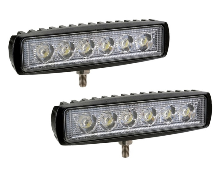 2-pack LED-ramp - Arbetsljus, backljus 36W ryhmässä AUTO / Auton valot / Lisävalot @ TP E-commerce Nordic AB (38-88114PKT)