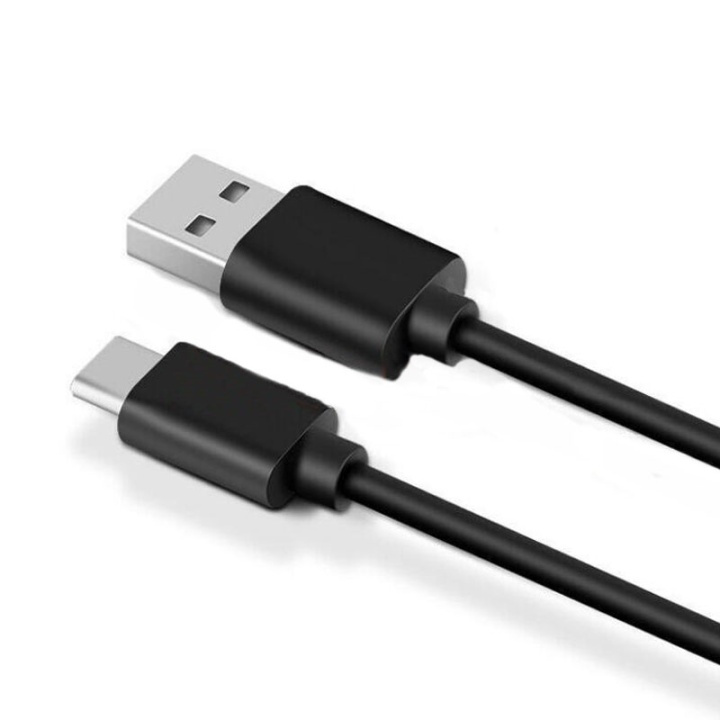 USB-C till USB A 2.0 kabel 1,5m, HI-SPEED, Svart ryhmässä ÄLYPUHELIMET JA TABLETIT / Laturit & Kaapelit / Kaapelit / Tyyppi C -kaapelit @ TP E-commerce Nordic AB (38-88129)