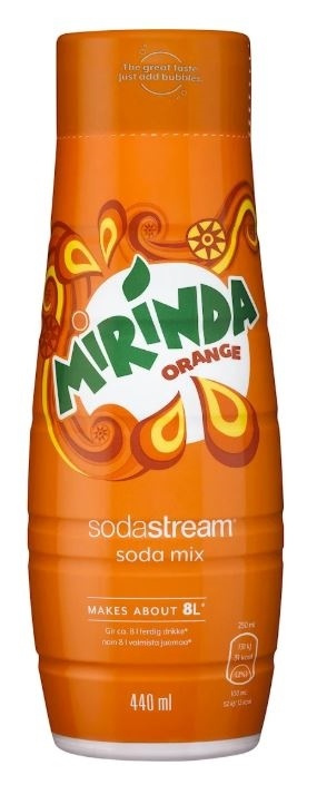 SodaStream Mirinda 440ml - Tekee 8 litraa ryhmässä KOTI, TALOUS JA PUUTARHA / Kodinkoneet / Vesi ja mehu / Hiilihapotuslaitteet / Mausteet @ TP E-commerce Nordic AB (38-88279)