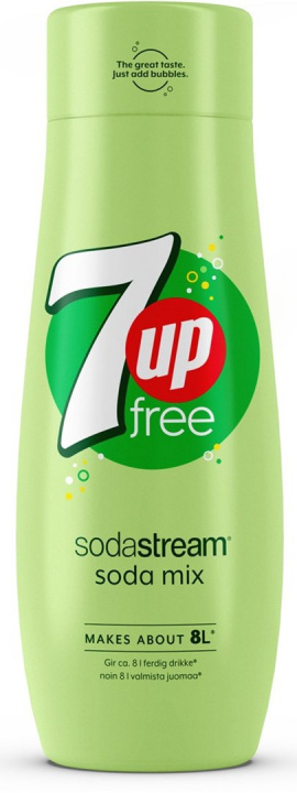 SodaStream 7Up free 440ml - Ger 8 liter (OBS DATUM) ryhmässä KOTI, TALOUS JA PUUTARHA / Kodinkoneet / Vesi ja mehu / Hiilihapotuslaitteet / Mausteet @ TP E-commerce Nordic AB (38-88282D)