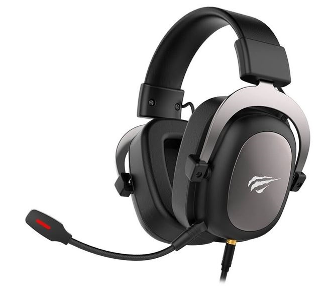 Havit Gaming headset 7.1 Svart/Gun Metal ryhmässä TIETOKOONET & TARVIKKEET / GAMING / Kuulokkeet @ TP E-commerce Nordic AB (38-88469)