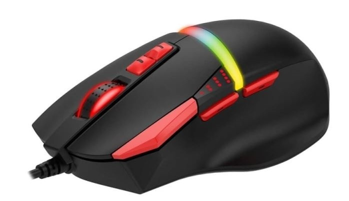 Havit Gaming Mouse med RGB, 8200DPI ryhmässä TIETOKOONET & TARVIKKEET / Hiiret & Näppäimistöt / Hiiret / Langalliset @ TP E-commerce Nordic AB (38-88521)