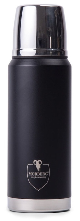 Morberg Orrefors Hunting termospullo 75 cl, musta ryhmässä URHEILU, VAPAA-AIKA JA HARRASTUS / Ulkoilu / Termos- ja vesipullot @ TP E-commerce Nordic AB (38-88543)