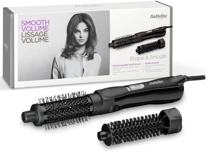 Babyliss AS82E Shape & Smooth Varmluftsborste ryhmässä KAUNEUS JA TERVEYS / Hiukset &Stailaus / Muotoilutyökalut / Lämpöharjat @ TP E-commerce Nordic AB (38-88670)