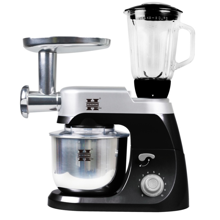 Herzberg HG-5029, Keittiökone 1200W, musta ryhmässä KOTI, TALOUS JA PUUTARHA / Kodinkoneet / Yleiskoneet ja monitoimikoneet / Yleiskoneet & Tarvikkeet @ TP E-commerce Nordic AB (38-88722)