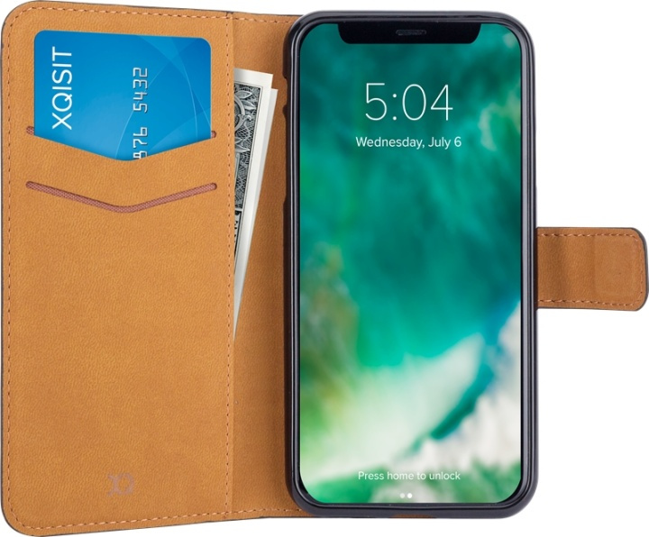 Xqisit Ohut lompakkokotelo iPhone X/XS:lle ryhmässä ÄLYPUHELIMET JA TABLETIT / Puhelimen suojakotelo / Apple / iPhone X/XS / Kotelo @ TP E-commerce Nordic AB (38-88750)