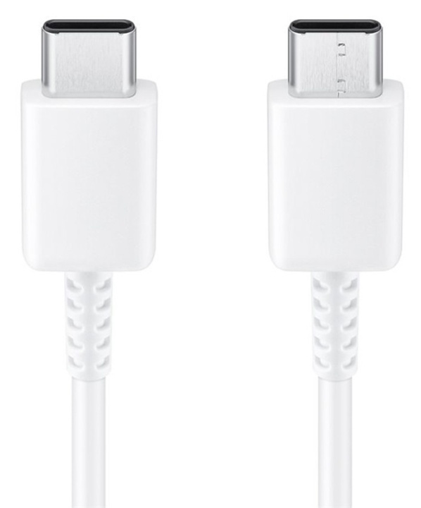 Samsung EP-DA705BWE USB-C till USB-C kabel, 1m, Vit, Bulk ryhmässä ÄLYPUHELIMET JA TABLETIT / Laturit & Kaapelit / Kaapelit / Tyyppi C -kaapelit @ TP E-commerce Nordic AB (38-88843)