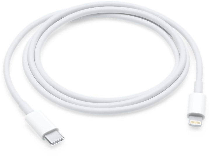 Apple MK0X2ZM/A USB-C–Lightning-kaapeli, 1m, Valkoinen, Bulk ryhmässä ÄLYPUHELIMET JA TABLETIT / Laturit & Kaapelit / Kaapelit / Lightning kaapelit @ TP E-commerce Nordic AB (38-88847)