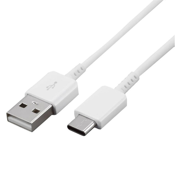 Samsung EP-DR140AWE USB till USB-C kabel, 0,8m, Vit, Bulk ryhmässä ÄLYPUHELIMET JA TABLETIT / Laturit & Kaapelit / Kaapelit / Tyyppi C -kaapelit @ TP E-commerce Nordic AB (38-88849)