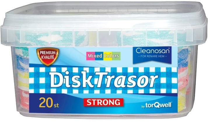Cleanosan 20-pack hållbara disktrasor ryhmässä KOTI, TALOUS JA PUUTARHA / Siivoustuotteet / Siivoustarvikkeet @ TP E-commerce Nordic AB (38-89061)