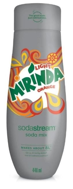 SodaStream Mirinda Light 440ml - Ger 8 liter ryhmässä KOTI, TALOUS JA PUUTARHA / Kodinkoneet / Vesi ja mehu / Hiilihapotuslaitteet / Mausteet @ TP E-commerce Nordic AB (38-89078)