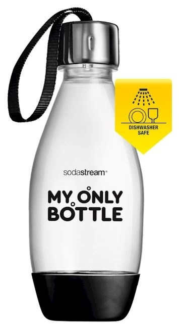 SodaStream My Only Bottle 0,5 l, Svart ryhmässä KOTI, TALOUS JA PUUTARHA / Kodinkoneet / Vesi ja mehu / Hiilihapotuslaitteet / Tarvikkeet @ TP E-commerce Nordic AB (38-89119)