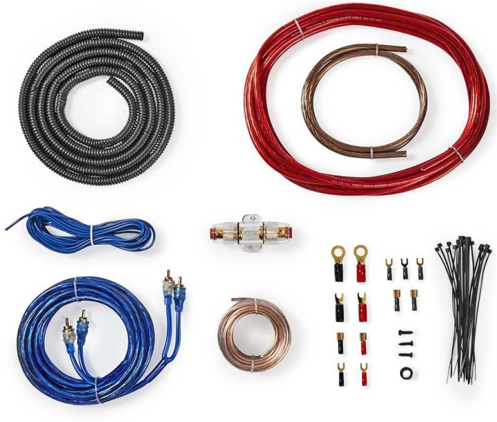 Nedis Auto Audio Liitäntäsarja | 800 W | Kullattu | Pakkaus ryhmässä AUTO / Auton äänijärjestelmä & Multimedia / Kaapelointi @ TP E-commerce Nordic AB (38-89260)