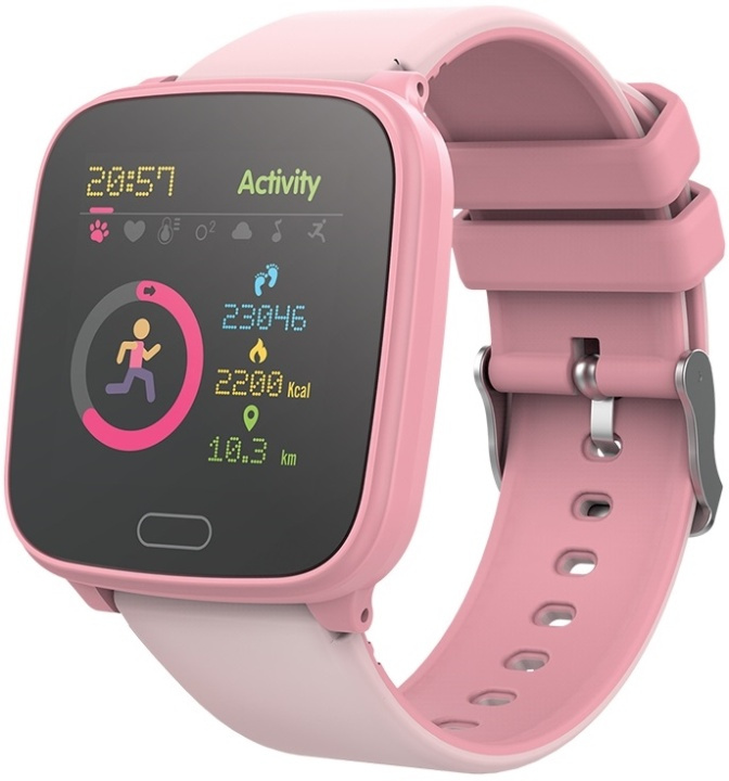 Forever Smartwatch IGO JW-100, Rosa ryhmässä URHEILU, VAPAA-AIKA JA HARRASTUS / Urheilu- ja sykekellot / Smartwatch lapsille @ TP E-commerce Nordic AB (38-89307)