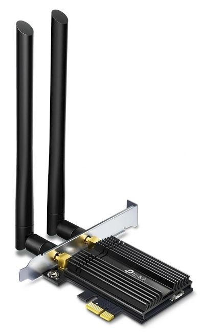 TP-Link Archer TX50E Trådlöst Nätverkskort ryhmässä TIETOKOONET & TARVIKKEET / Verkko / Verkkokortti / PCI Express langaton @ TP E-commerce Nordic AB (38-89321)