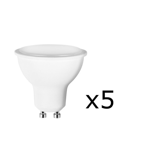 LED-lampa GU10 1W 230V 3000K 5-pack, Varmvitt ryhmässä KODINELEKTRONIIKKA / Valaistus / LED-lamput @ TP E-commerce Nordic AB (38-89339-PKT05)