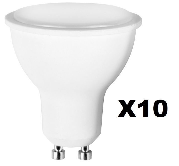 10-pack LED-lampa GU10 1W 230V 3000K 90lm, Varmvit ryhmässä KODINELEKTRONIIKKA / Valaistus / LED-lamput @ TP E-commerce Nordic AB (38-89339PKT)