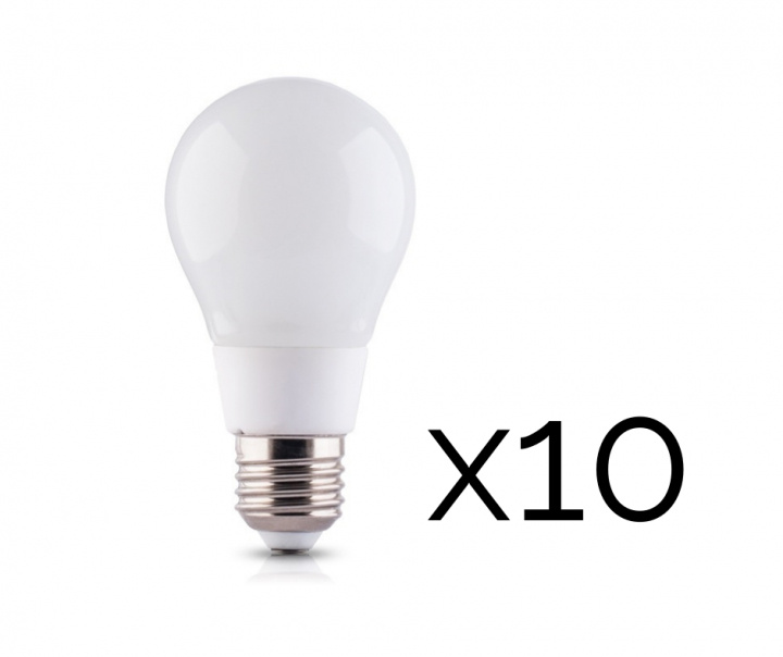 LED-lampa E27 8W 230V 4500K 10-pack, Vit neutral ryhmässä KODINELEKTRONIIKKA / Valaistus / LED-lamput @ TP E-commerce Nordic AB (38-89341-PKT10)