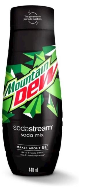 Sodastream Mountain Dew 440ml - Tekee 8 litraa ryhmässä KOTI, TALOUS JA PUUTARHA / Kodinkoneet / Vesi ja mehu / Hiilihapotuslaitteet / Mausteet @ TP E-commerce Nordic AB (38-89343)