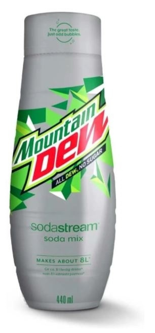 Sodastream Mountain Dew Diet 440ml - Tekee 8 litraa ryhmässä KOTI, TALOUS JA PUUTARHA / Kodinkoneet / Vesi ja mehu / Hiilihapotuslaitteet / Mausteet @ TP E-commerce Nordic AB (38-89344)