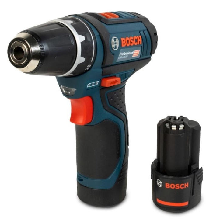 Bosch Professional GSR 12V-15 Sladdlös borrskruvdagare ryhmässä KOTI, TALOUS JA PUUTARHA / Työkalut & Tee itse / Ruuvimeisselit @ TP E-commerce Nordic AB (38-89455)