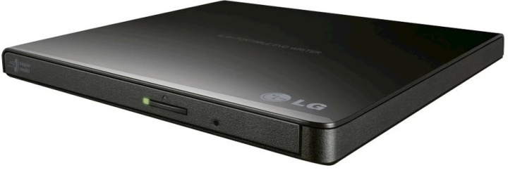 LG Slim Extern DVD-brännare, Svart ryhmässä TIETOKOONET & TARVIKKEET / Tietokoneen komponentit / Optiset laitteet @ TP E-commerce Nordic AB (38-89493)