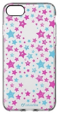 CellularLine Stars, TPU vain iPhone 7/8/SE (2. sukupolvi) ryhmässä ÄLYPUHELIMET JA TABLETIT / Puhelimen suojakotelo / Apple / iPhone 7 / Kuoret @ TP E-commerce Nordic AB (38-89522)