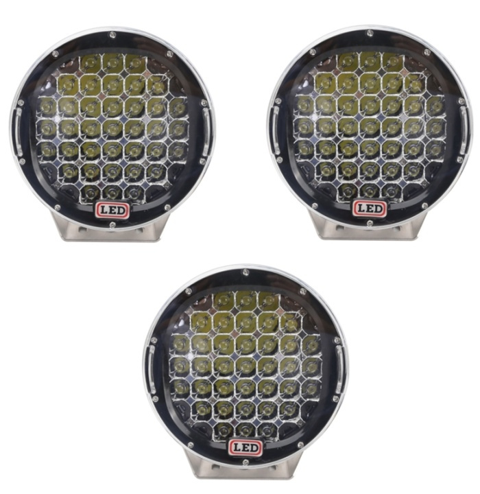 3-pack Cree LED Extraljus 555W, 28305 Lumen, Svart ryhmässä AUTO / Auton valot / Lisävalot @ TP E-commerce Nordic AB (38-89542PKT)