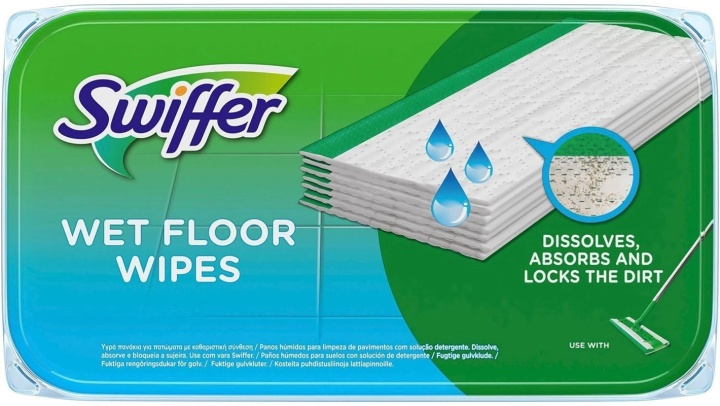 Swiffer Wet Refiller 12-pack, Citron ryhmässä KOTI, TALOUS JA PUUTARHA / Siivoustuotteet / Siivoustarvikkeet @ TP E-commerce Nordic AB (38-89576)