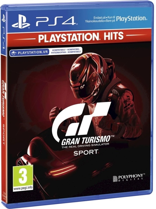 PS4 Gran Turismo Sport HITS ryhmässä KODINELEKTRONIIKKA / Pelikonsolit & Tarvikkeet / Sony PlayStation 4 @ TP E-commerce Nordic AB (38-89766)